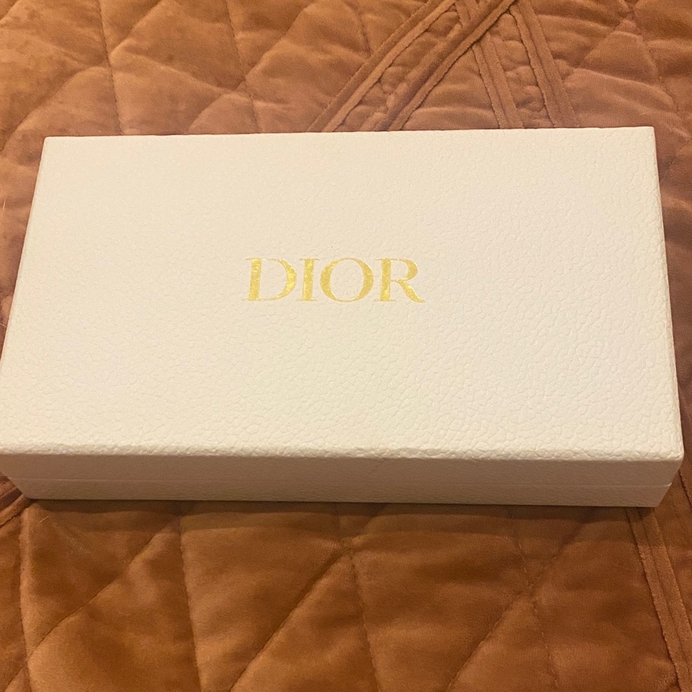 Dior White Box with Gold Logo